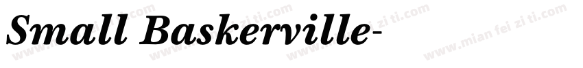 Small Baskerville字体转换